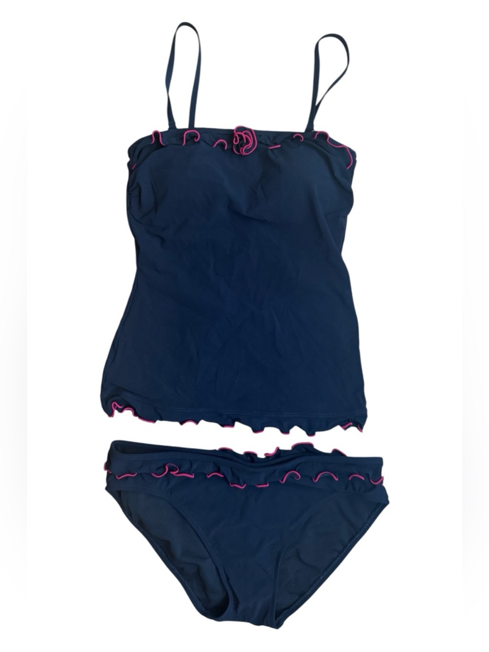 Profile by Gottex  Tankini Set with cherry red  trim
